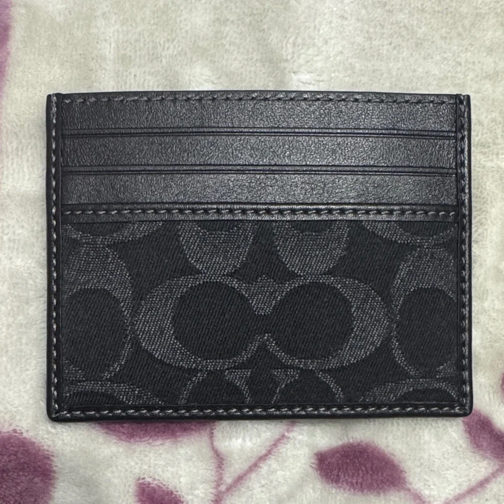 Coach Slim ID Card signature denim - Picture 2 of 5